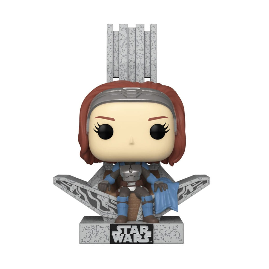 Produktbild Star Wars: The Mandalorian POP! Deluxe Vinyl Figur Bo Katan w/Throne 9 cm