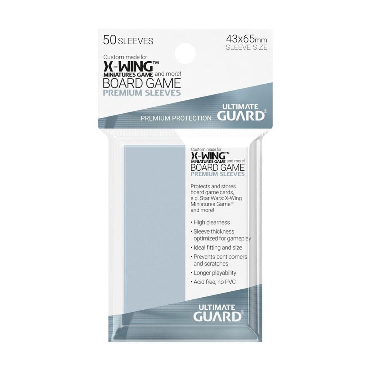 Produktbild Ultimate Guard Board Game Sleeves (50) - X-Wing Miniatures Game
