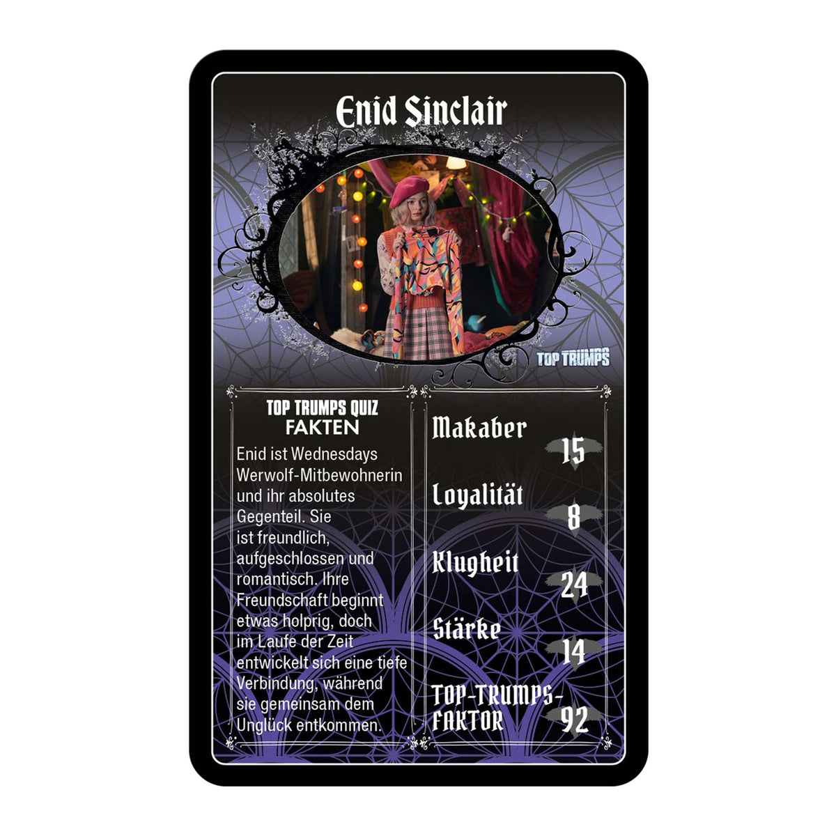 Produktbild Wednesday Kartenspiel Top Trumps *Deutsche Version*