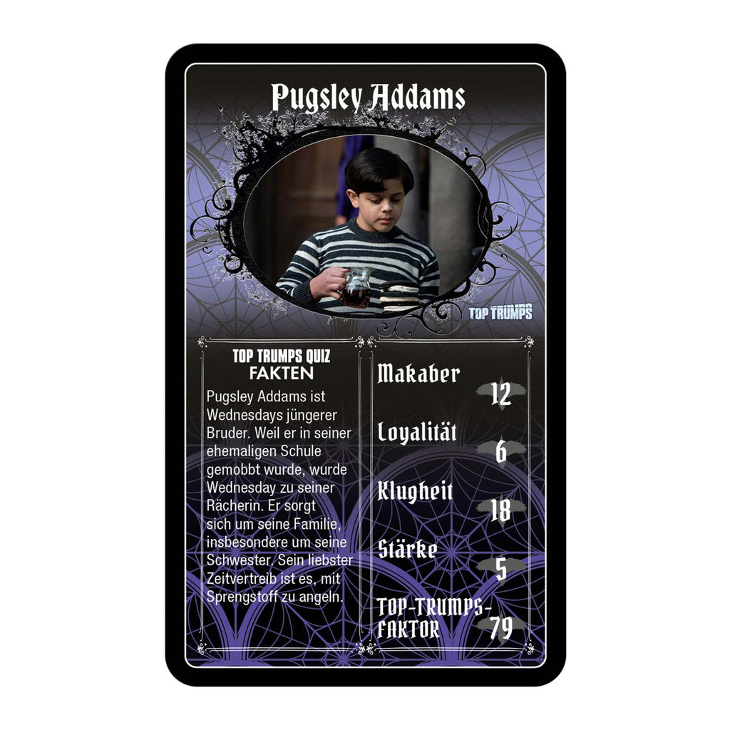 Produktbild Wednesday Kartenspiel Top Trumps *Deutsche Version*