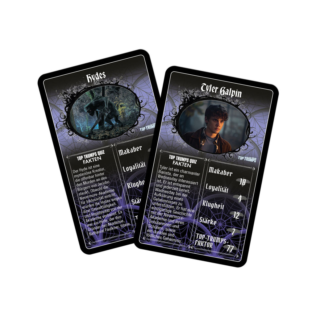 Produktbild Wednesday Kartenspiel Top Trumps *Deutsche Version*