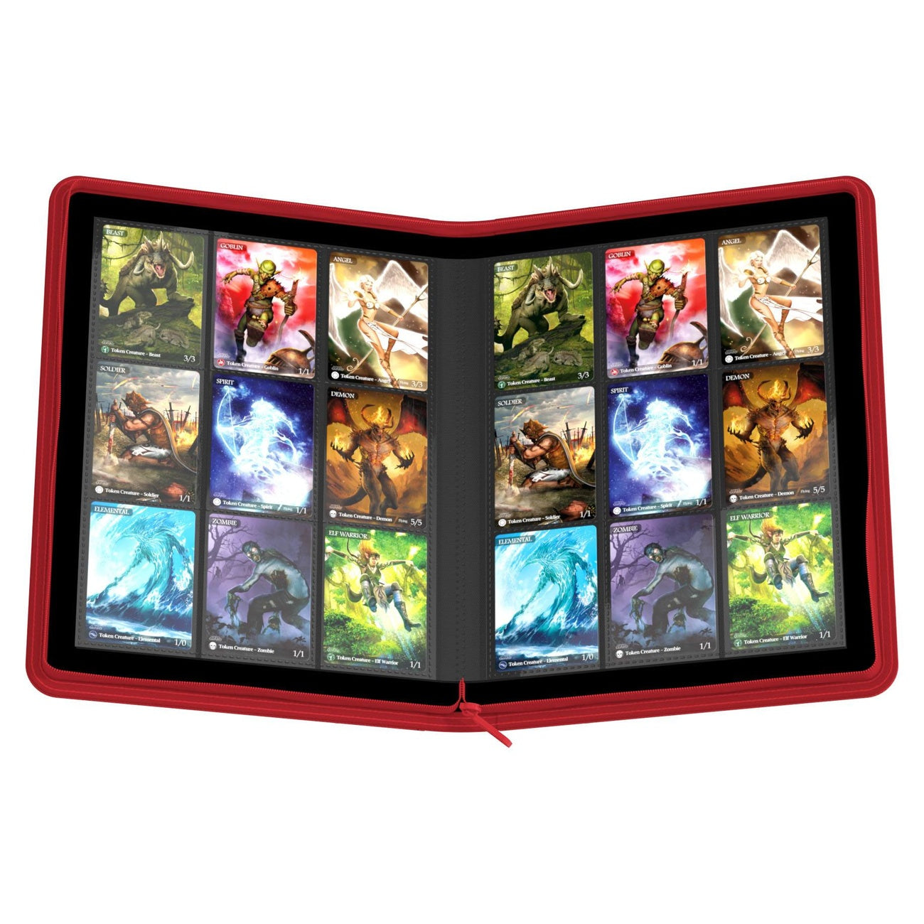 Produktbild Ultimate Guard Zipfolio 360 18-Pocket Xenoskin - Red