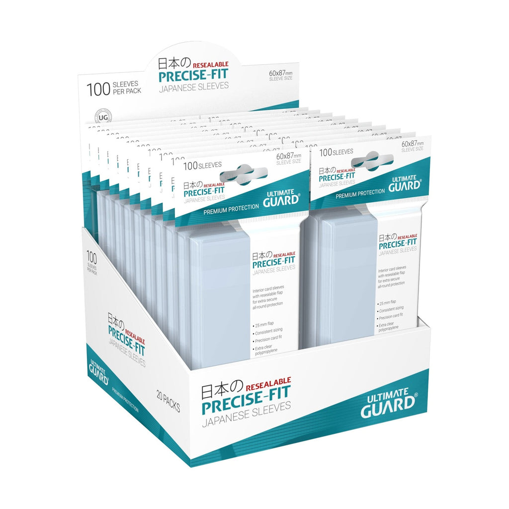 Produktbild Ultimate Guard Precise-Fit Sleeves Japanese Size (100) - Resealable
