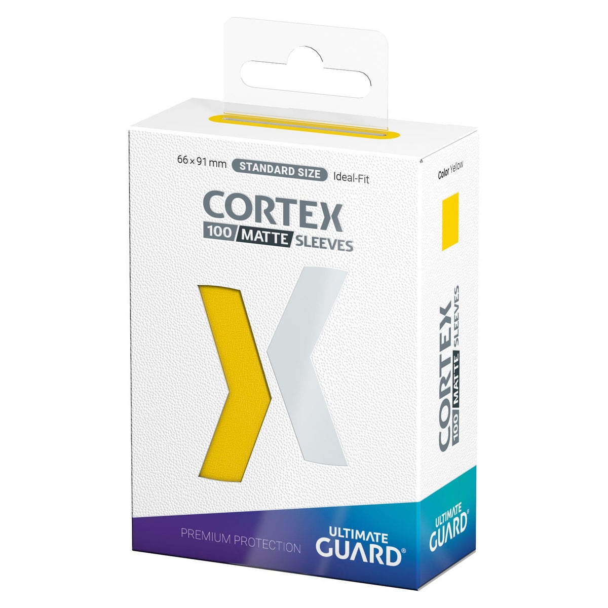 Product image Ultimate Guard Cortex Sleeves Matte Standard Size (100) - Yellow