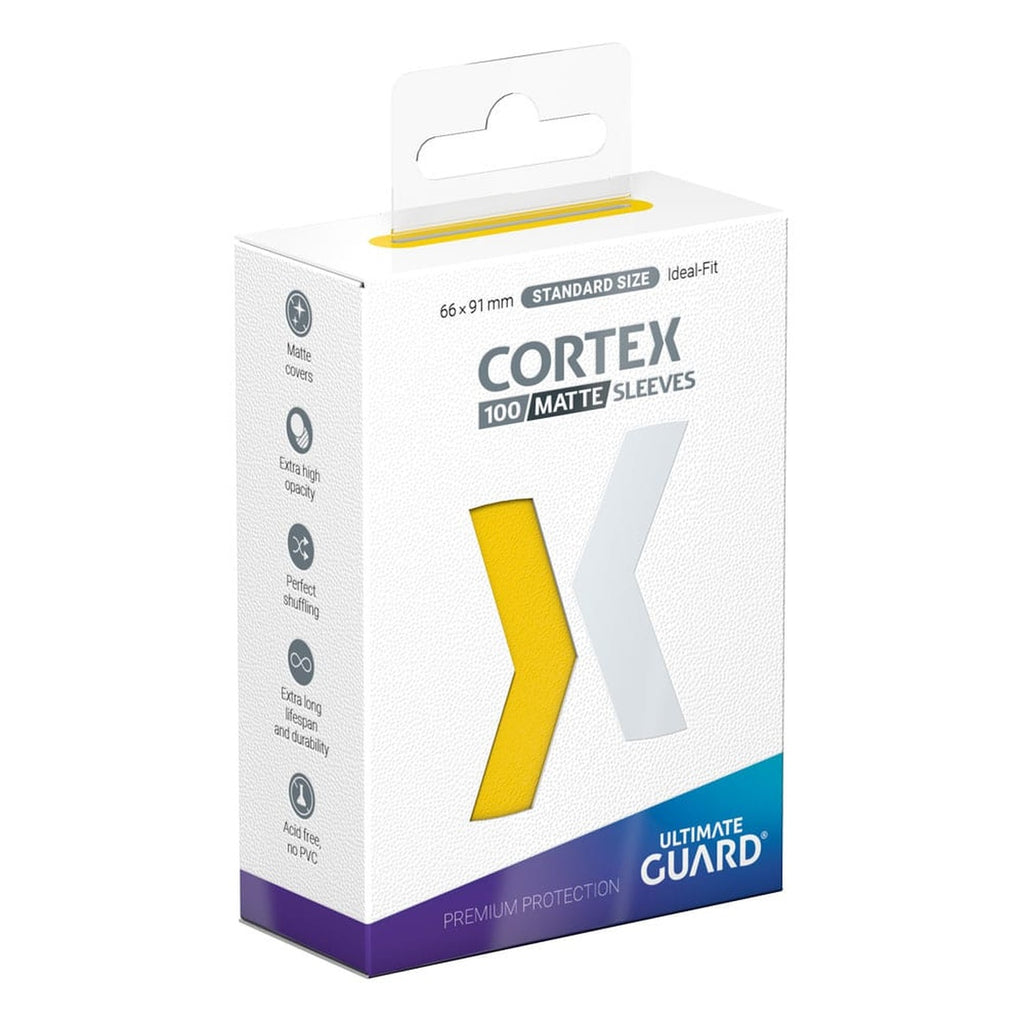 Product image Ultimate Guard Cortex Sleeves Matte Standard Size (100) - Yellow