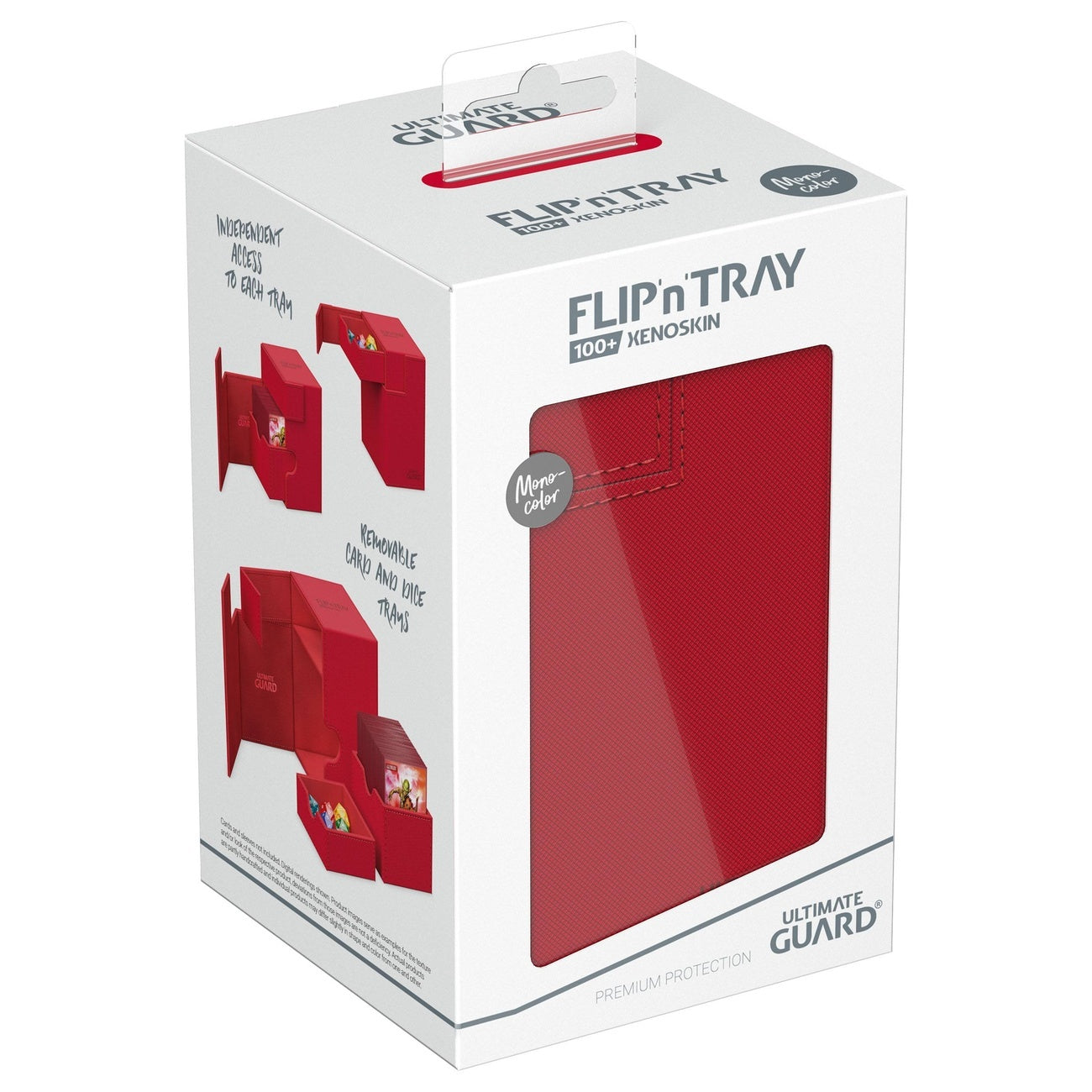 Produktbild Ultimate Guard Flip'n'Tray 100+ Xenoskin - Red