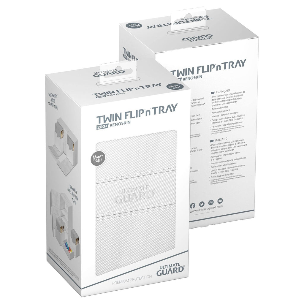 Produktbild Ultimate Guard Twin Flip'n'Tray 200+ Xenoskin - White