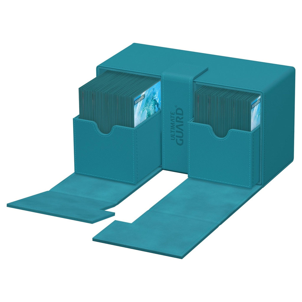 Produktbild Ultimate Guard Twin Flip'n'Tray 200+ Xenoskin - Petrol