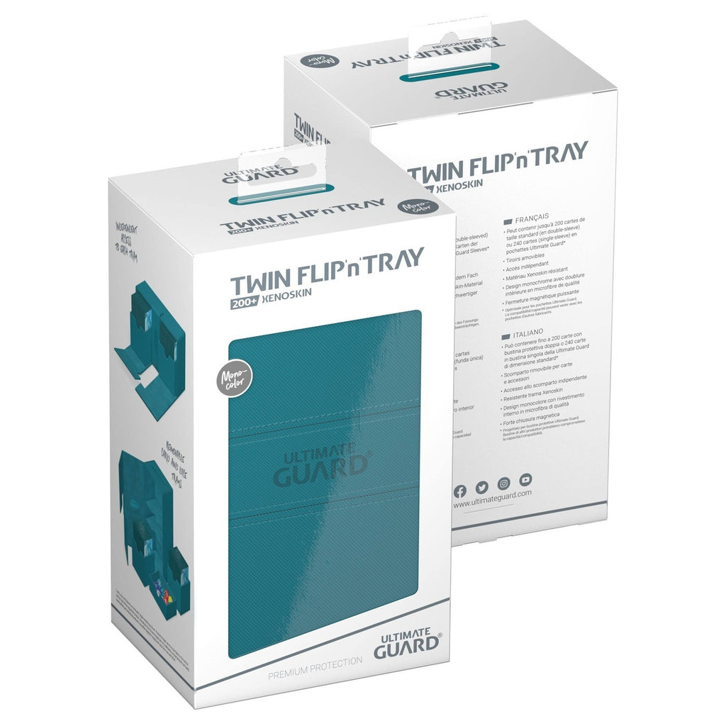 Produktbild Ultimate Guard Twin Flip'n'Tray 200+ Xenoskin - Petrol