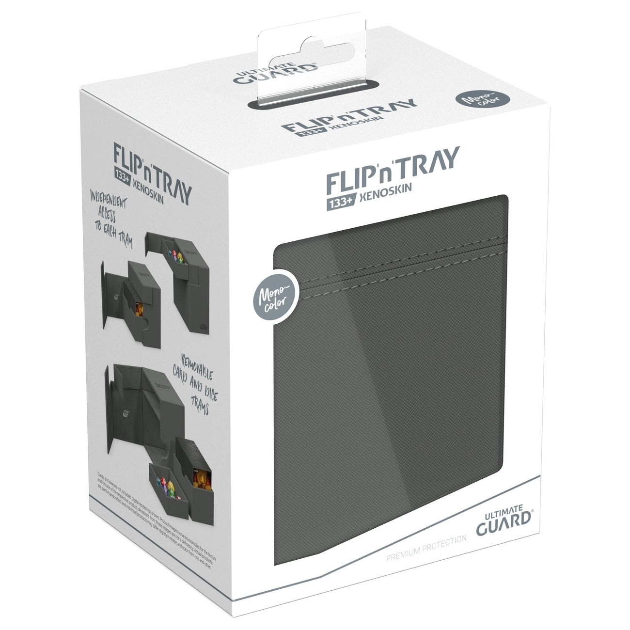 Produktbild Ultimate Guard Flip'n'Tray 133+ Xenoskin - Grey