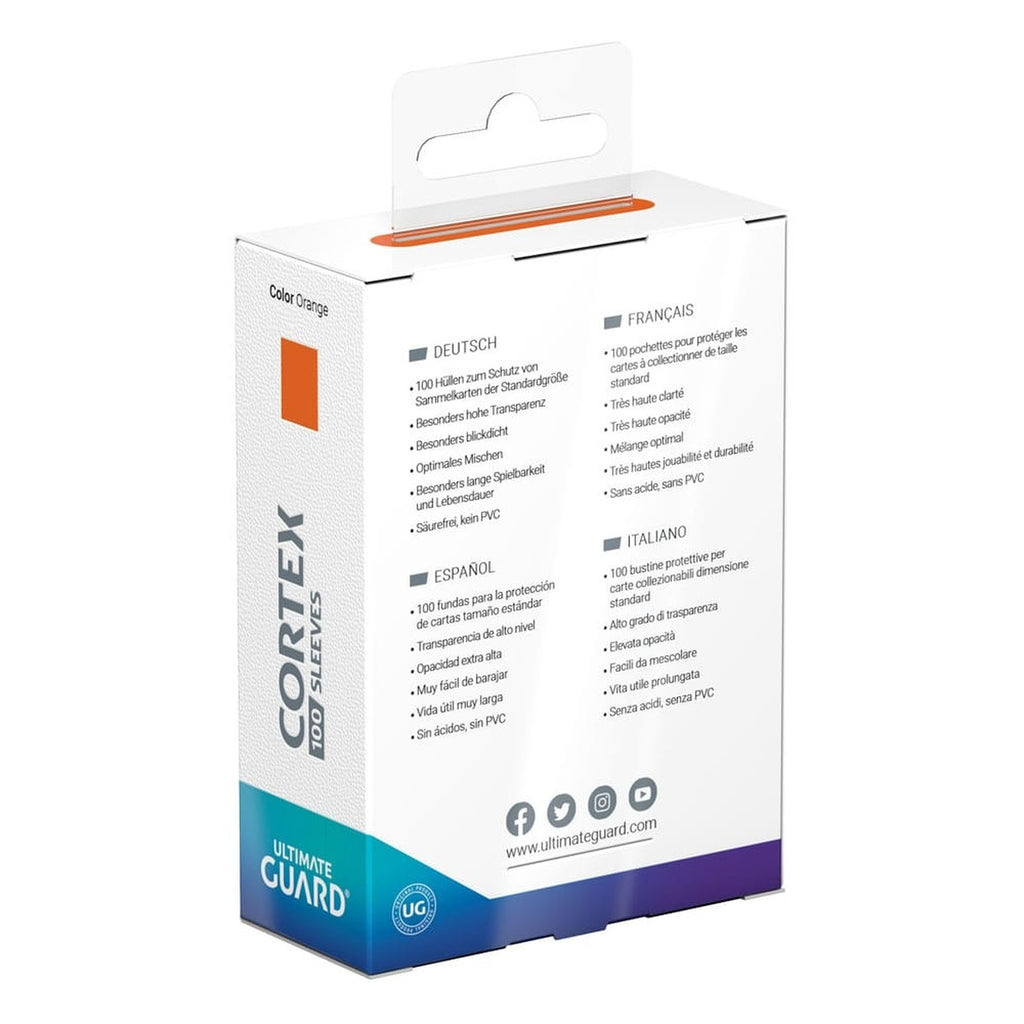 Produktbild Ultimate Guard Cortex Sleeves Standard Size (100) - Orange