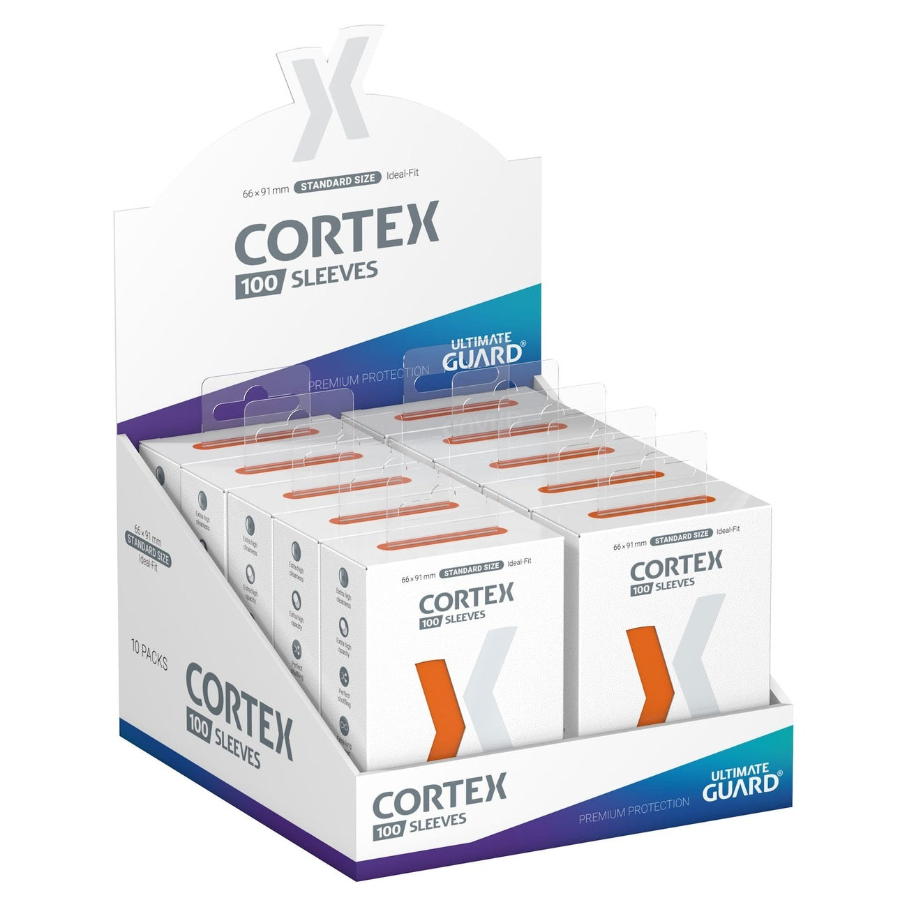 Produktbild Ultimate Guard Cortex Sleeves Standard Size (100) - Orange