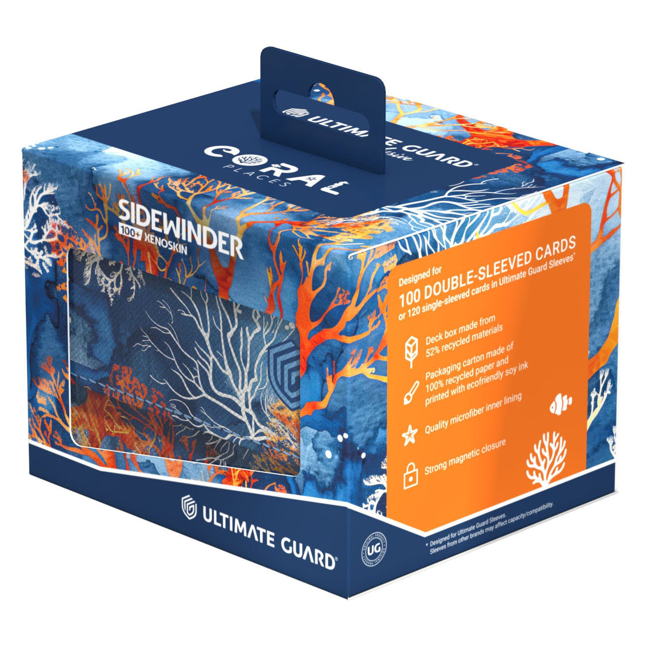 Product image Ultimate Guard Sidewinder 100+ Xenoskin 2025 Exclusive "Coral Places" - Fiery Reef