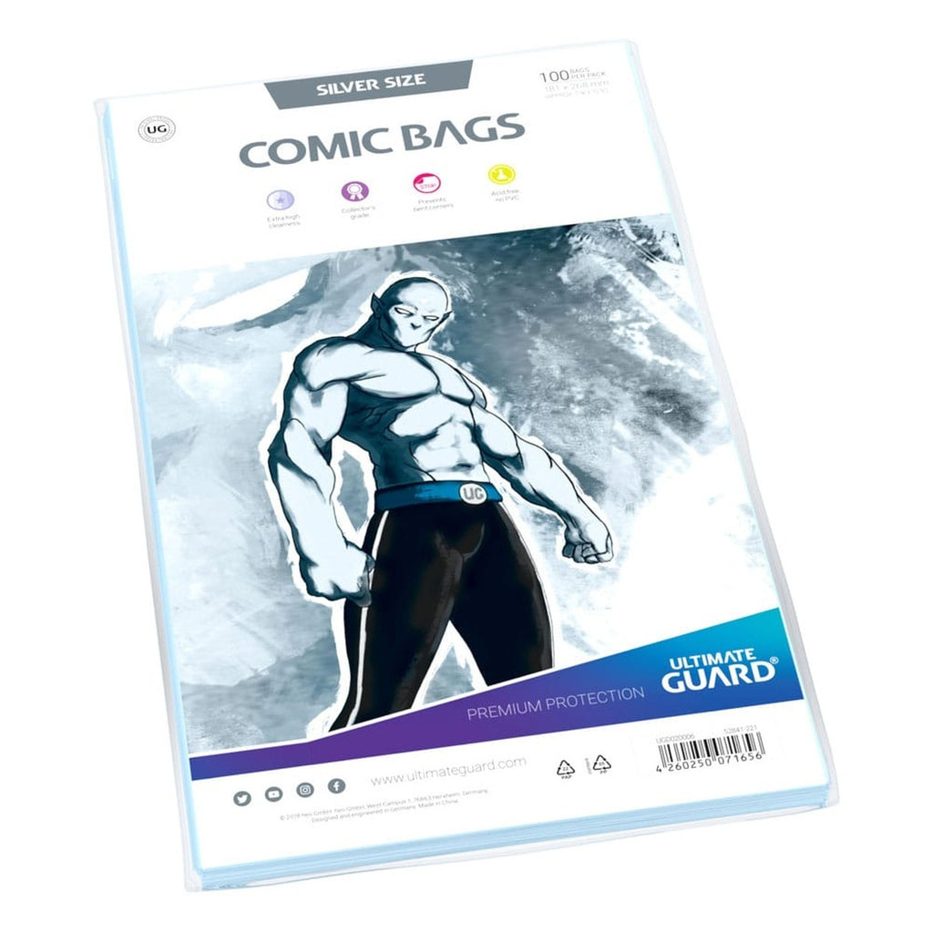 Produktbild Ultimate Guard Comic Bags Standard (100) - Silver Size