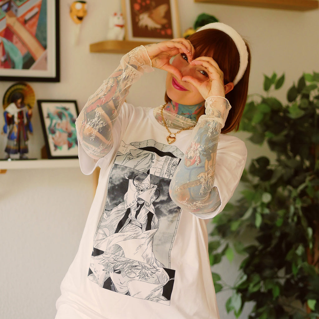 Produktbild Qifrey T-Shirt weiß für Atelier of Witch Hat Fans