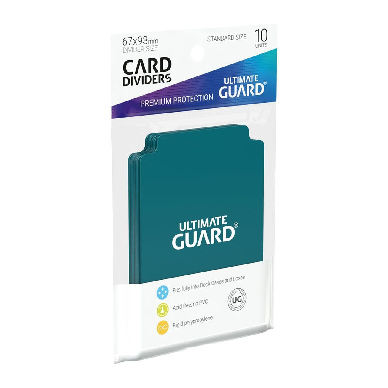 Produktbild Ultimate Guard Card Dividers Standard Size (10) - Petrol