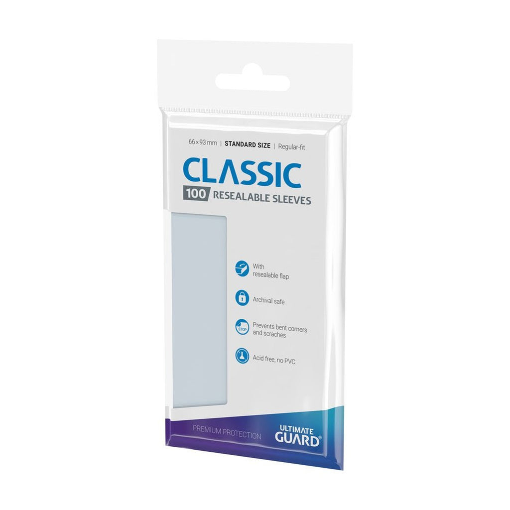 Product image Ultimate Guard Classic Sleeves Standard Size (100) - Resealable