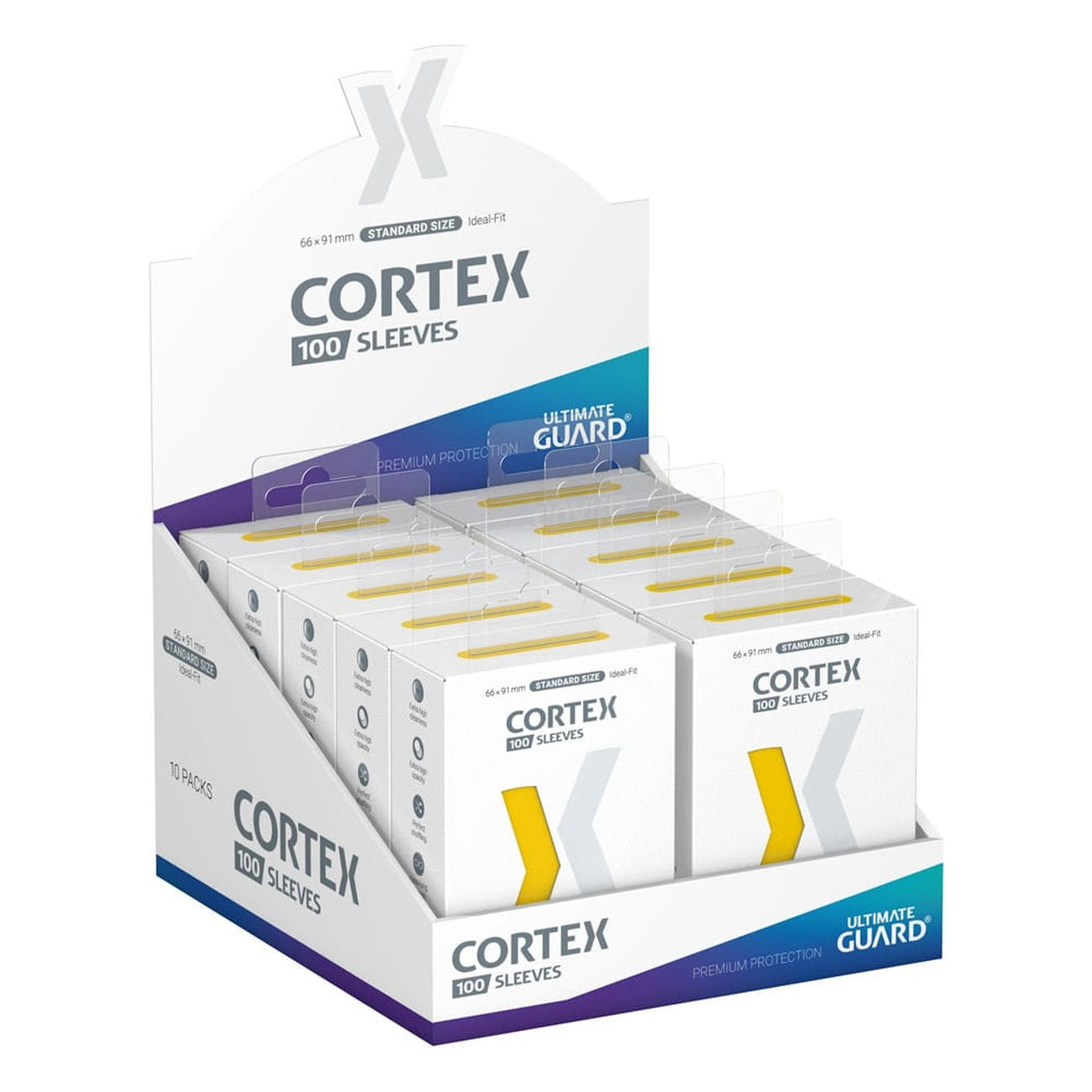 Produktbild Ultimate Guard Cortex Sleeves Standard Size (100) - Yellow