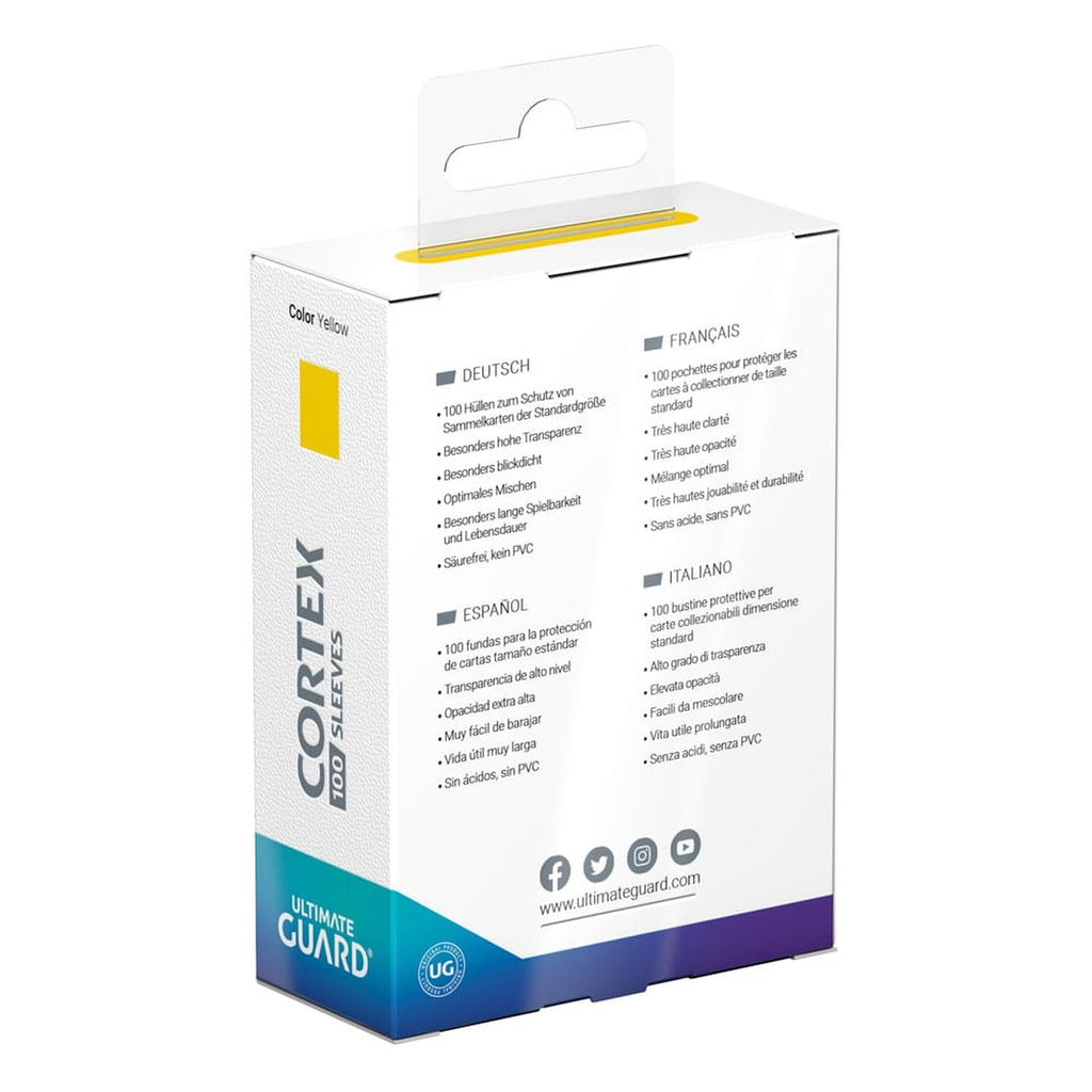 Produktbild Ultimate Guard Cortex Sleeves Standard Size (100) - Yellow