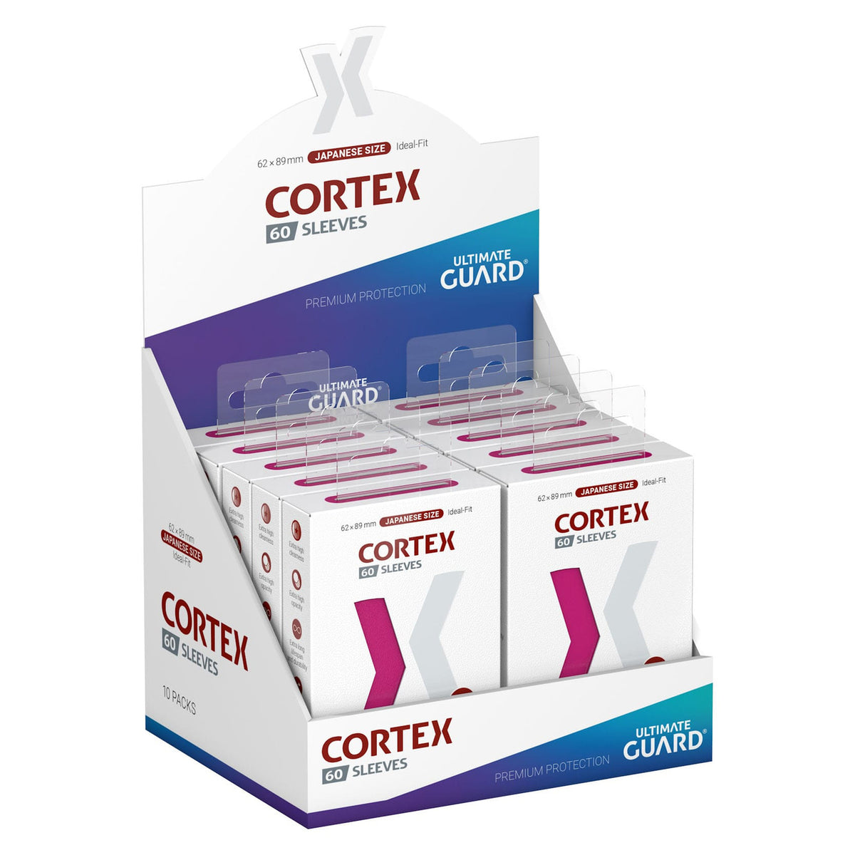 Produktbild Ultimate Guard Cortex Sleeves Japanese Size (60) - Pink