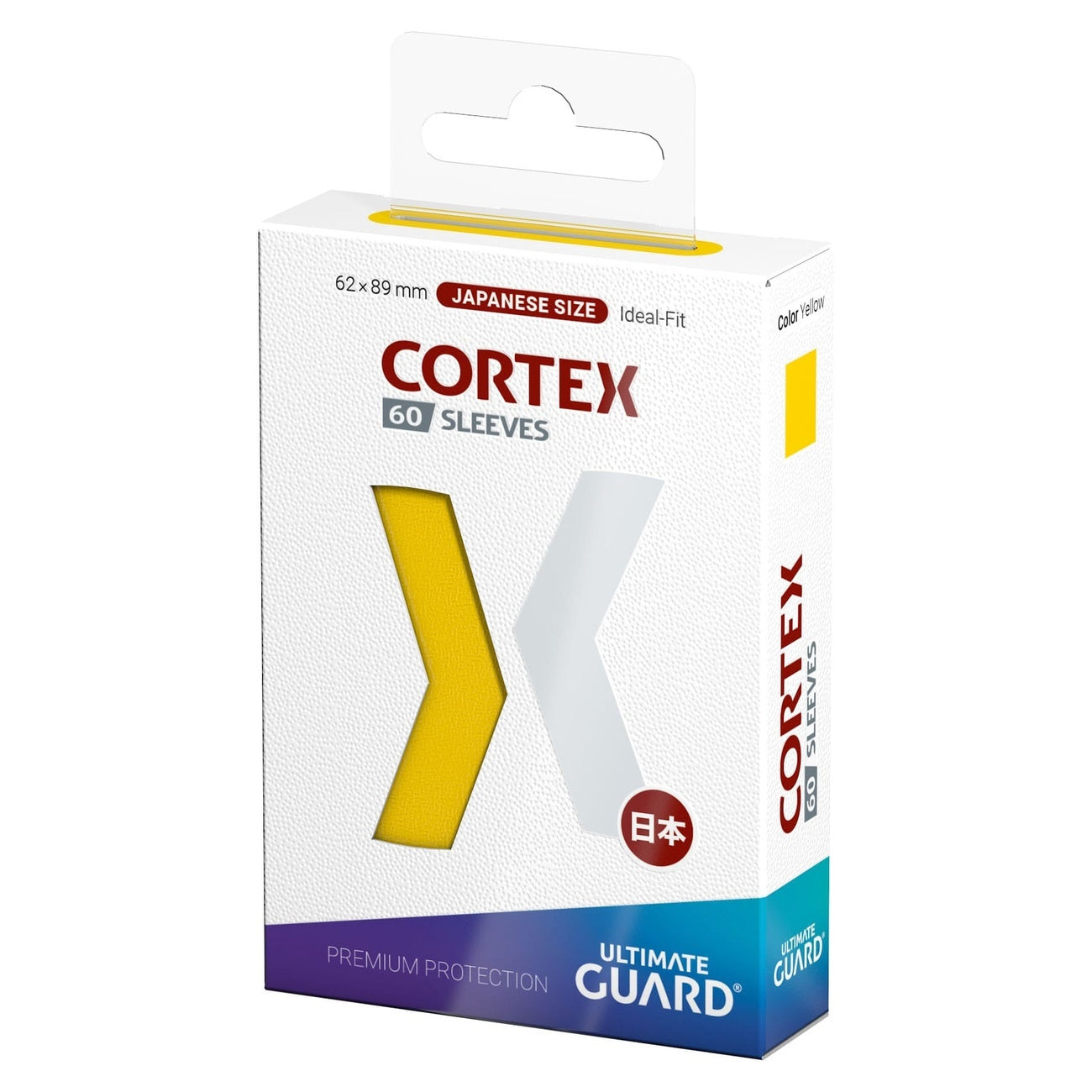 Produktbild Ultimate Guard Cortex Sleeves Japanese Size (60) - Yellow