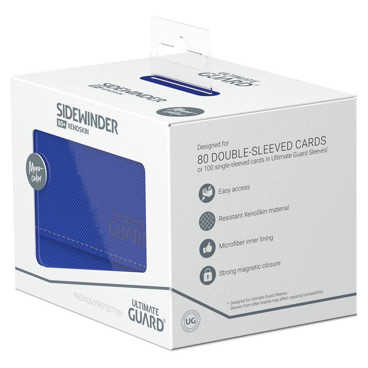 Produktbild Ultimate Guard Sidewinder 80+ Xenoskin - Blue