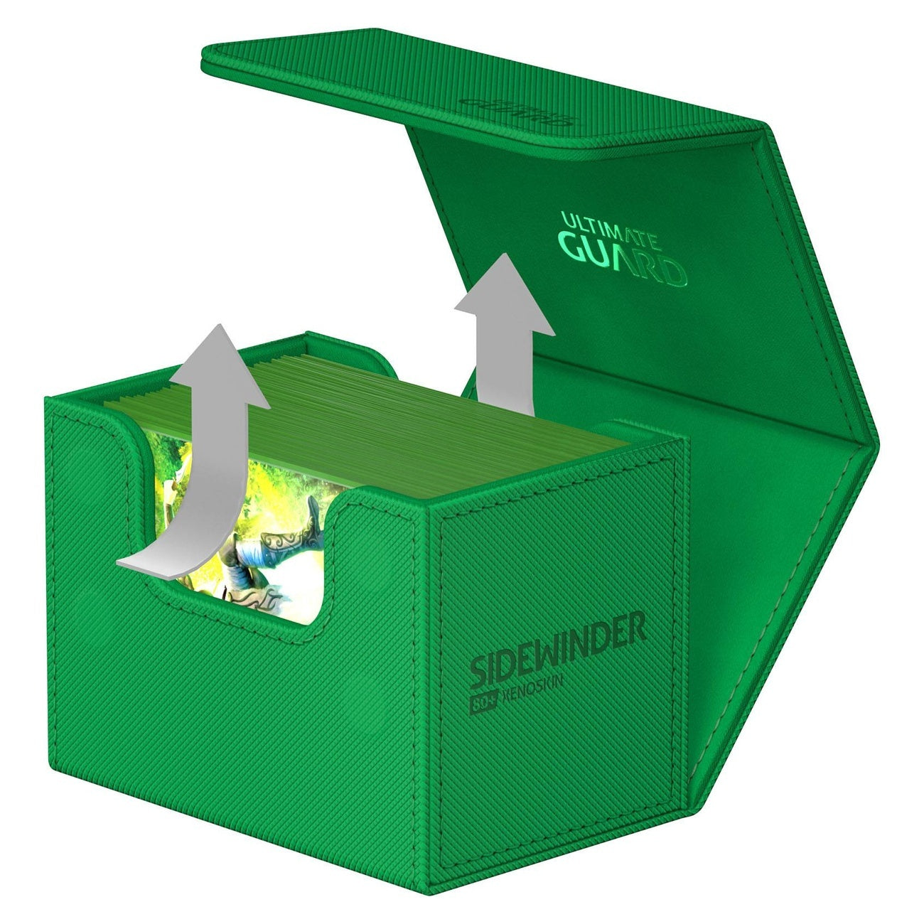 Product image Ultimate Guard Sidewinder 80+ Xenoskin – Green