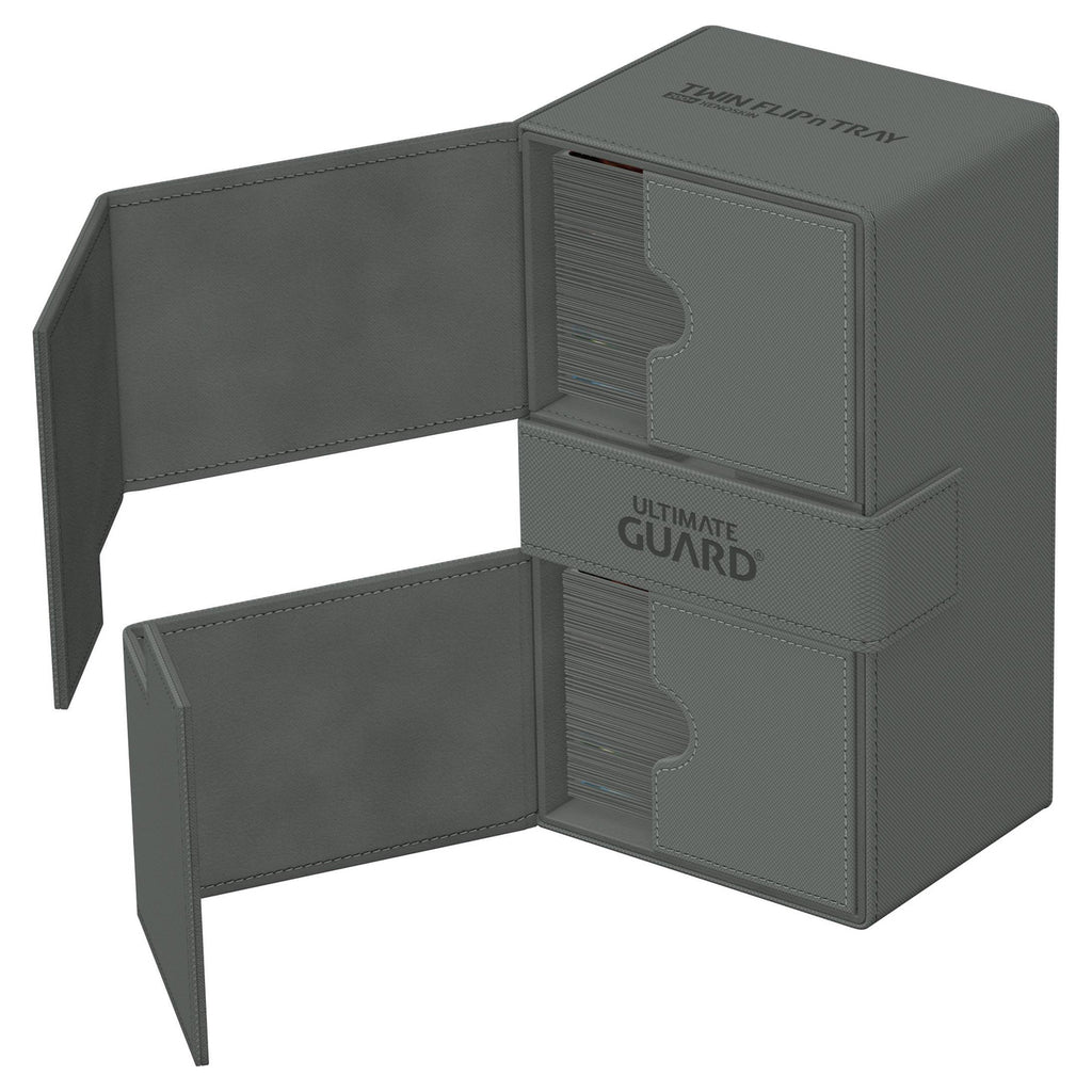 Produktbild Ultimate Guard Twin Flip'n'Tray 200+ Xenoskin - Grey