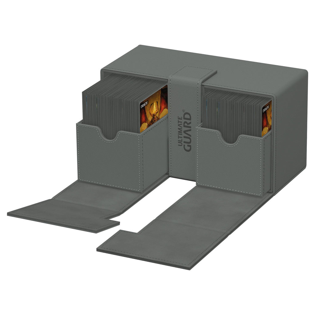 Produktbild Ultimate Guard Twin Flip'n'Tray 200+ Xenoskin - Grey