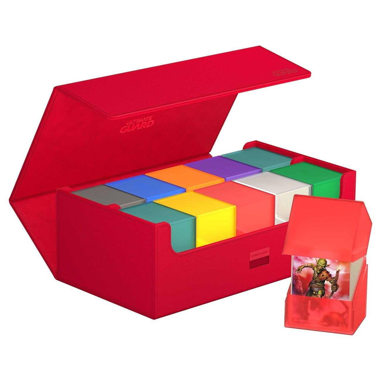 Product image Ultimate Guard Arkhive 800+ XenoSkin Monocolor Red