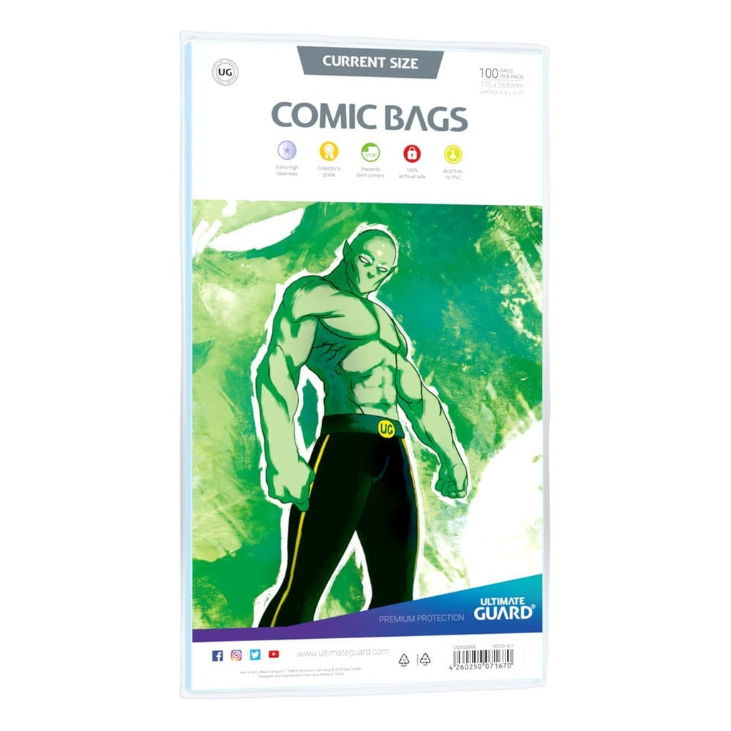 Produktbild Ultimate Guard Comic Bags Standard (100) - Current Size