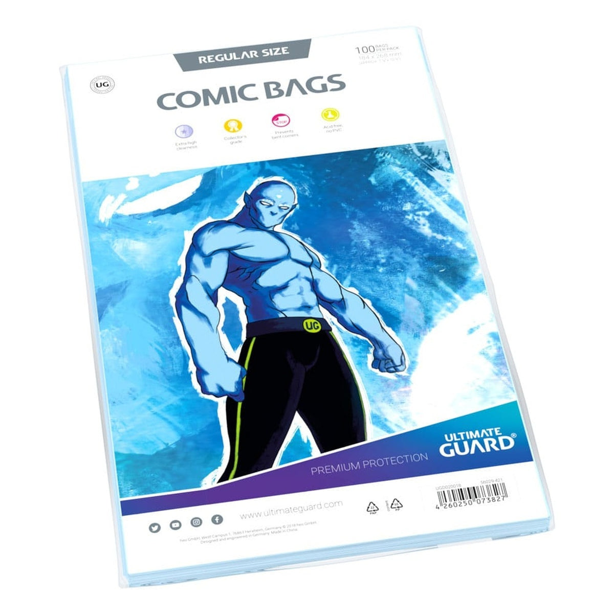 Produktbild Ultimate Guard Comic Bags Standard (100) - Regular Size