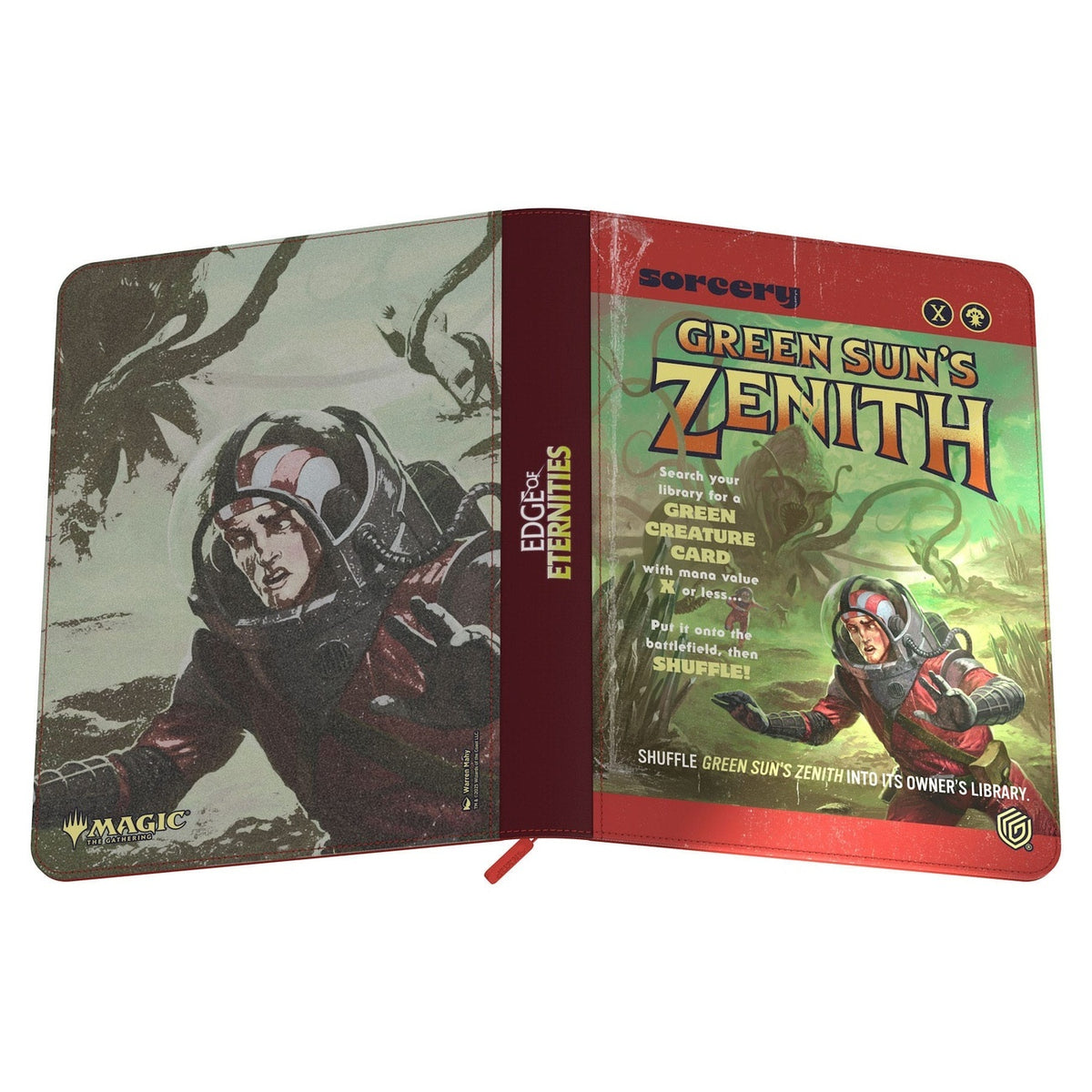 Produktbild Ultimate Guard Zipfolio 360 Xenoskin Magic: The Gathering "Edge of Eternities" - Green Sun’s Zenith