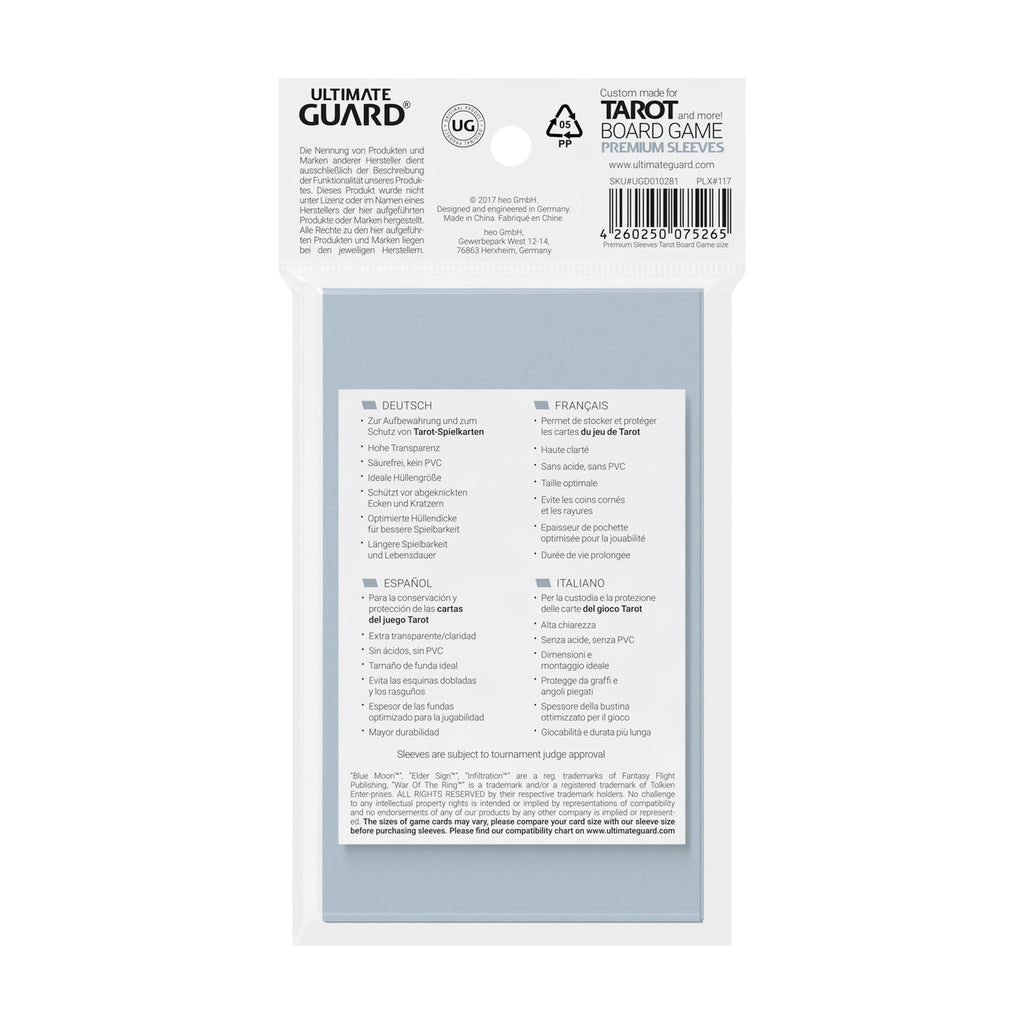 Produktbild Ultimate Guard Board Game Sleeves (50) - Tarot