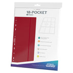 Produktbild Ultimate Guard 18-Pocket Pages Side-Loading (10) - Red