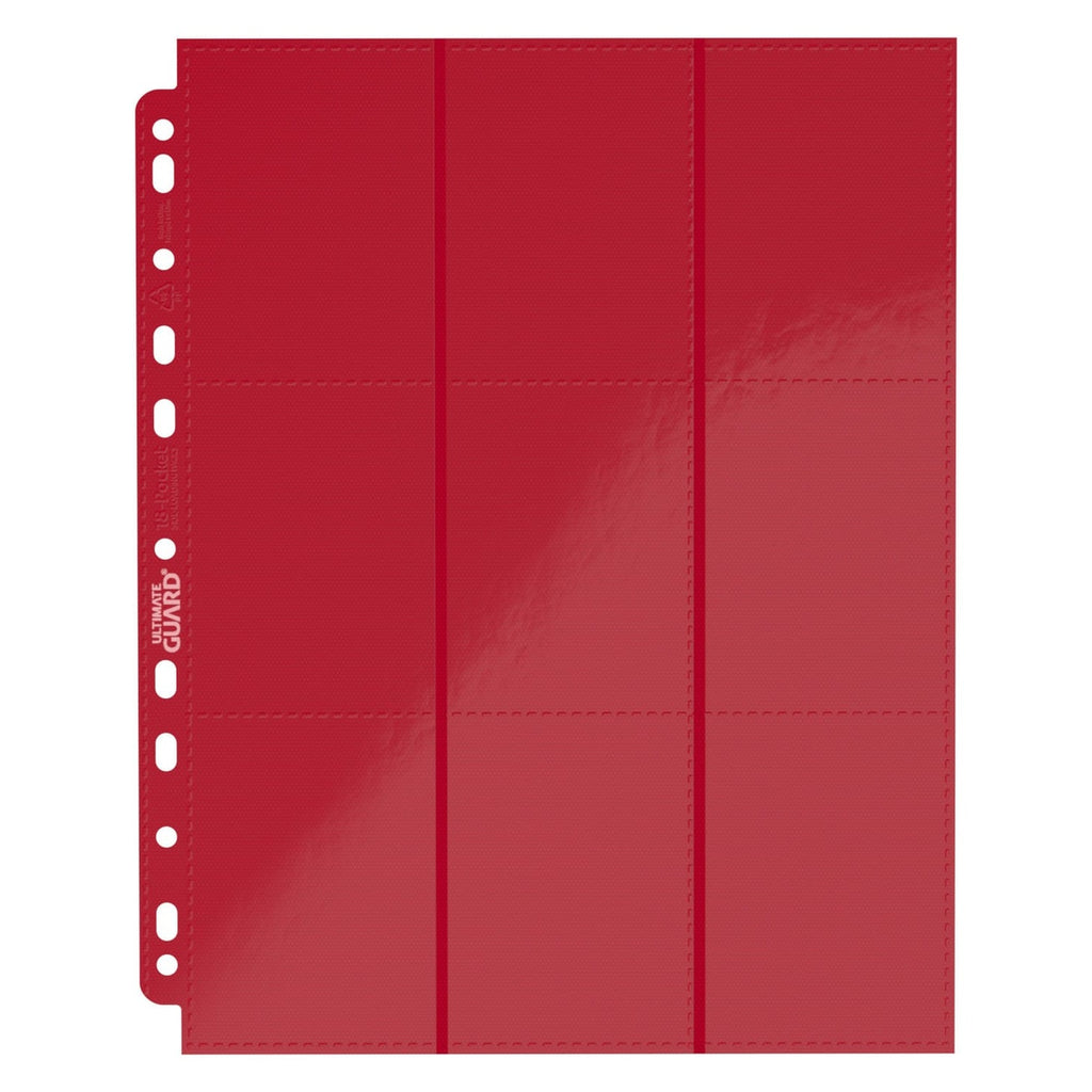 Produktbild Ultimate Guard 18-Pocket Pages Side-Loading (10) - Red
