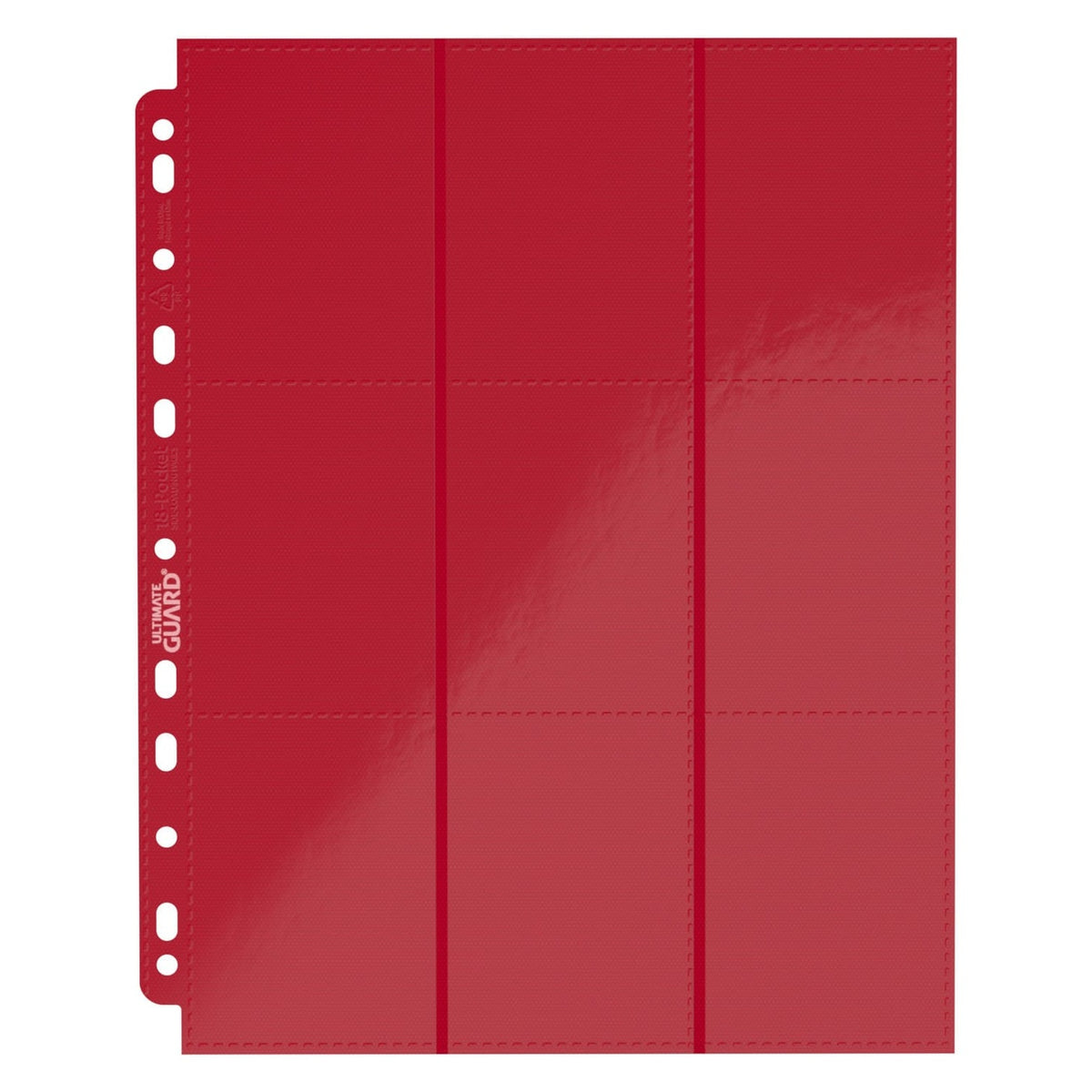 Produktbild Ultimate Guard 18-Pocket Pages Side-Loading (10) - Red