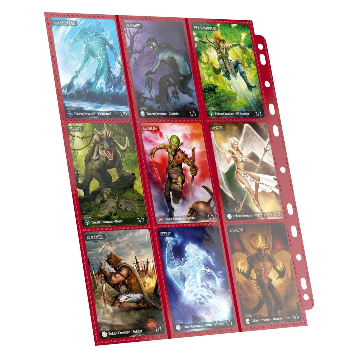 Produktbild Ultimate Guard 18-Pocket Pages Side-Loading (10) - Red