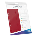 Produktbild Ultimate Guard 18-Pocket Pages Side-Loading (10) - Red