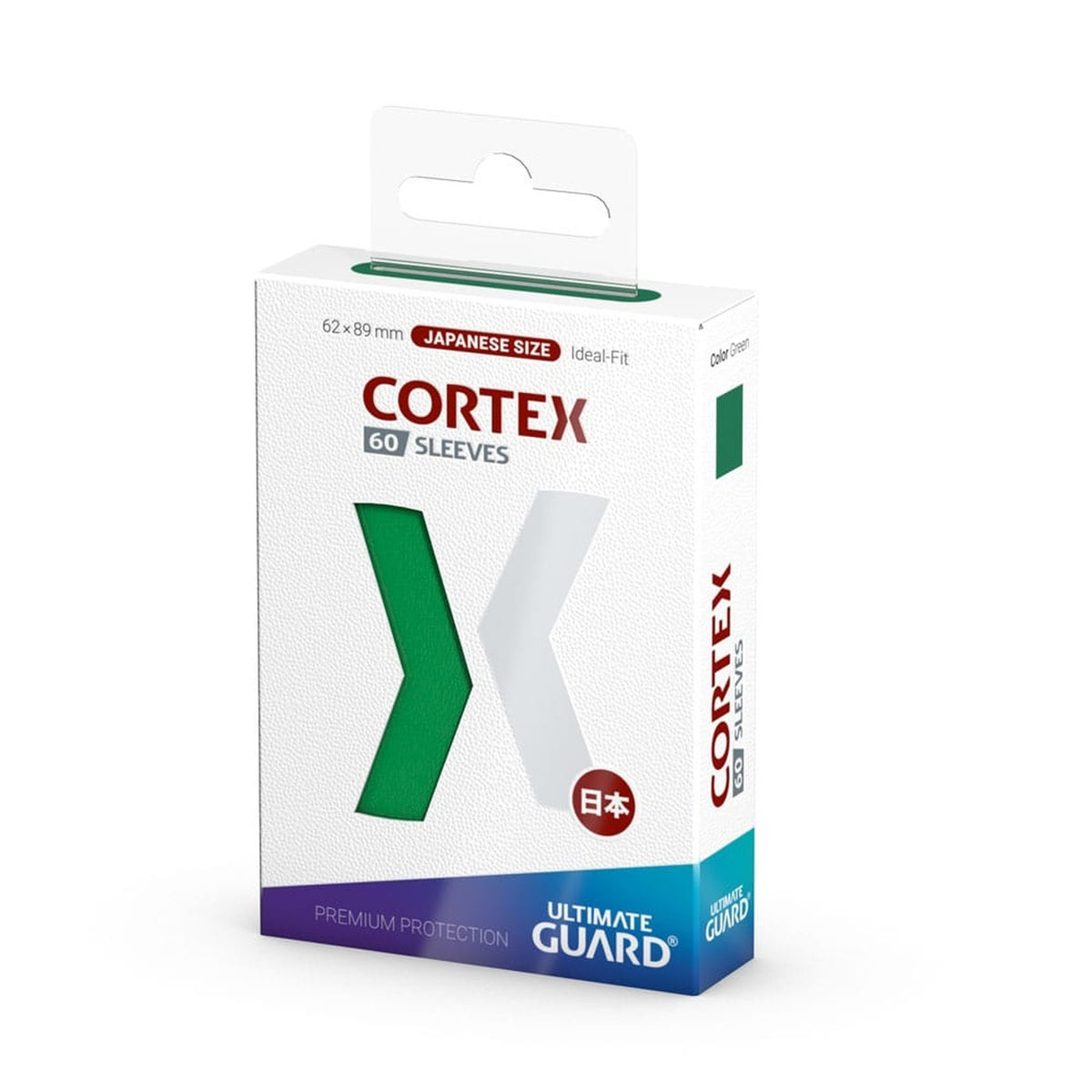 Produktbild Ultimate Guard Cortex Sleeves Japanese Size (60) - Green