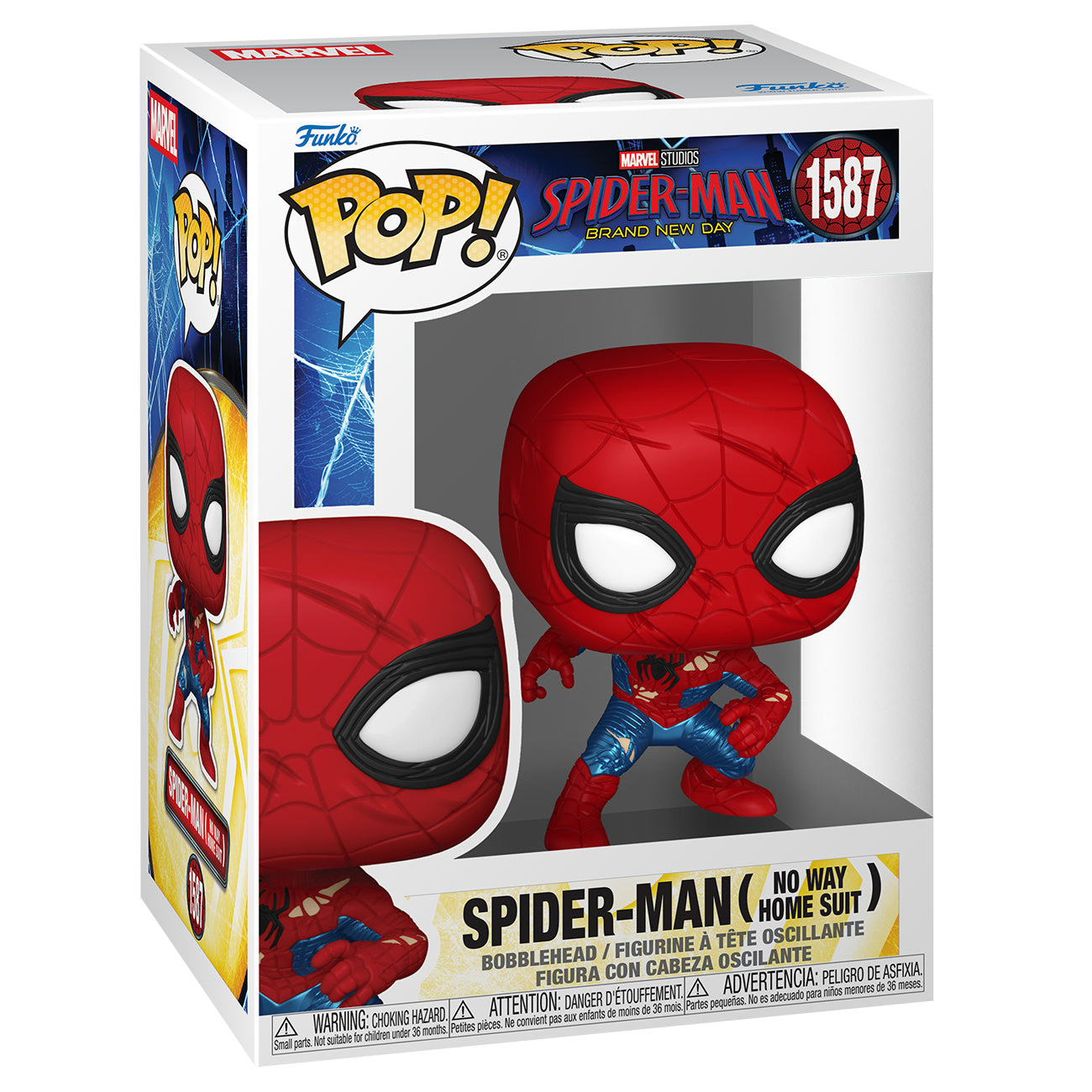 Produktbild Spider-Man: Brand New Day - No Way Home Suit Funko Pop Wackelkopf-Figur