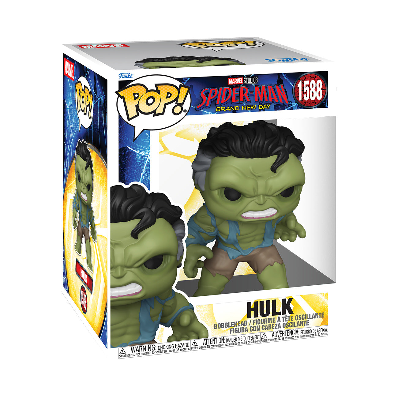 Produktbild Spider-Man: Brand New Day - Hulk Funko Pop Wackelkopf-Figur