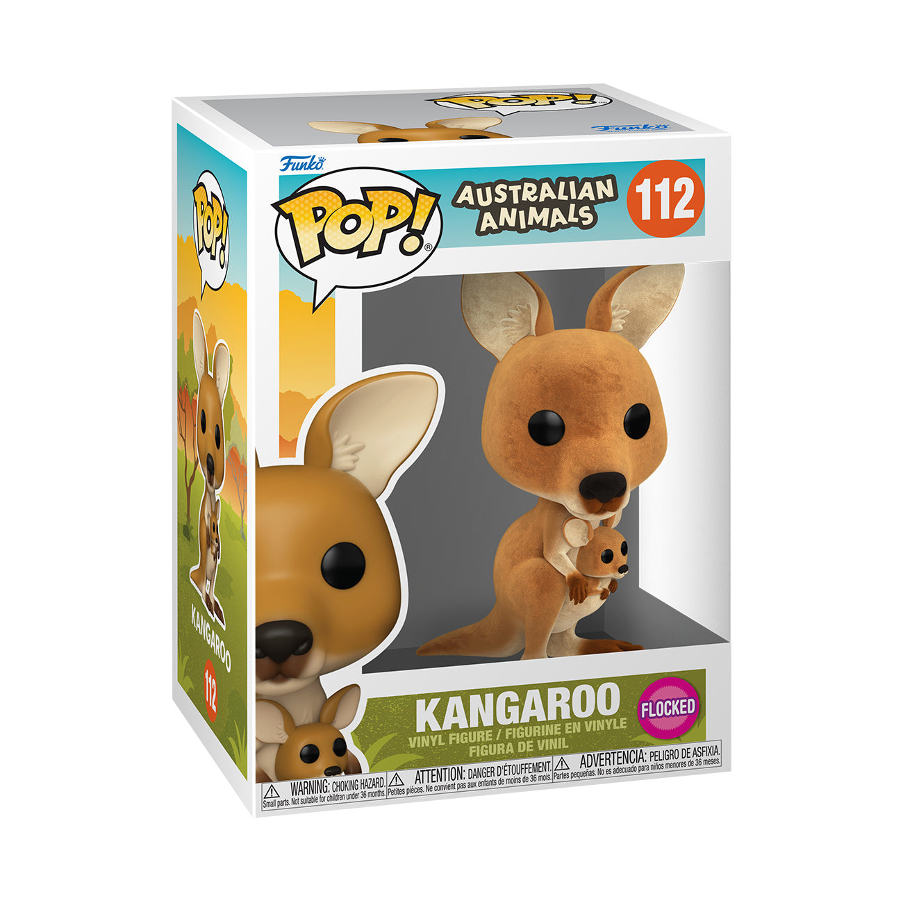 Produktbild Australian Animals - Kangaroo (beflockt) Funko Pop Figur