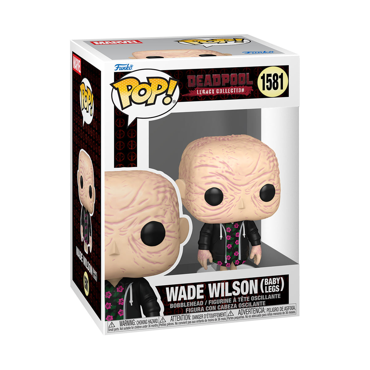 Produktbild Deadpool - Wade Wilson (Baby Legs) Funko Pop Wackelkopf-Figur