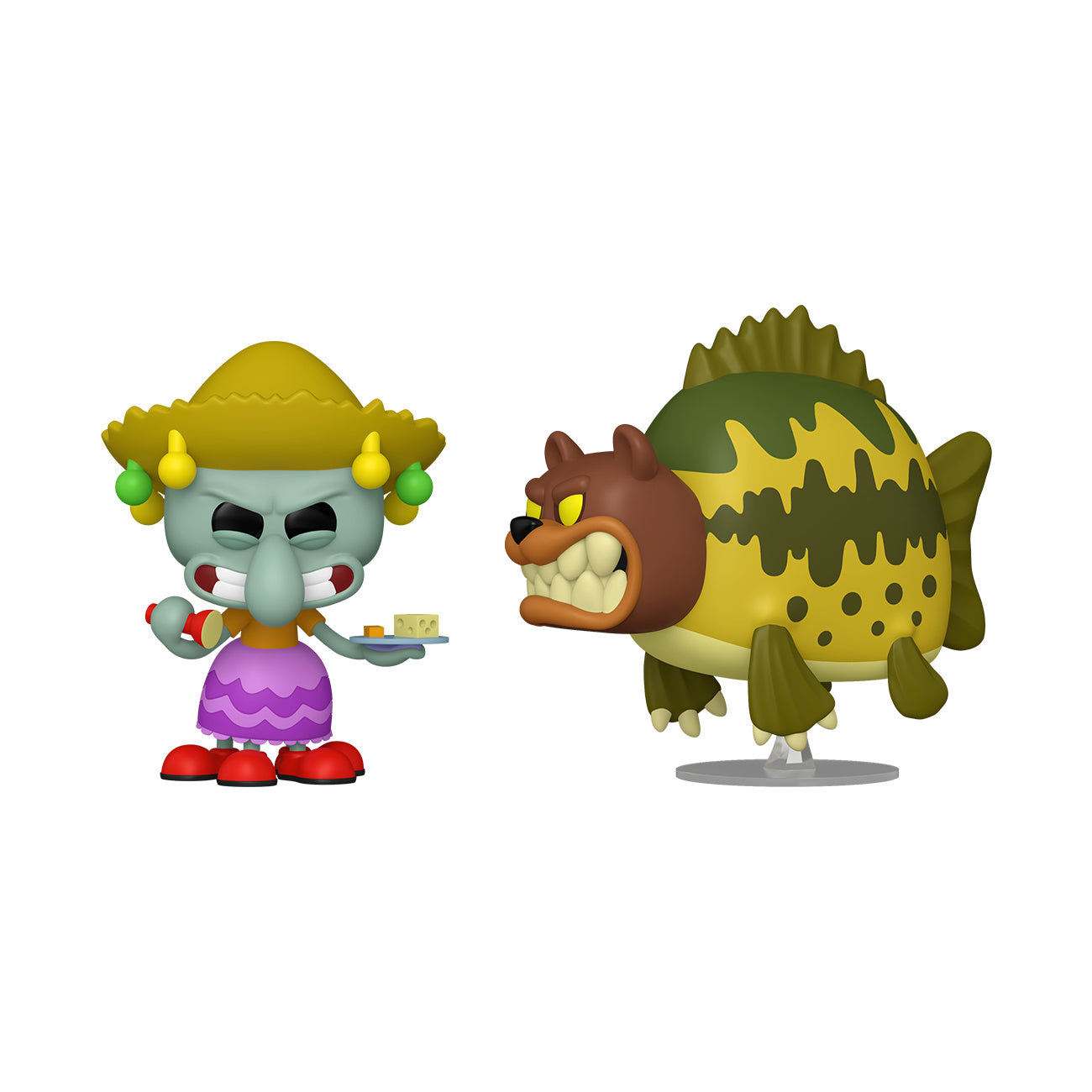 Produktbild SpongeBob - Thaddäus mit Seebär Funko Pop Figur Diorama