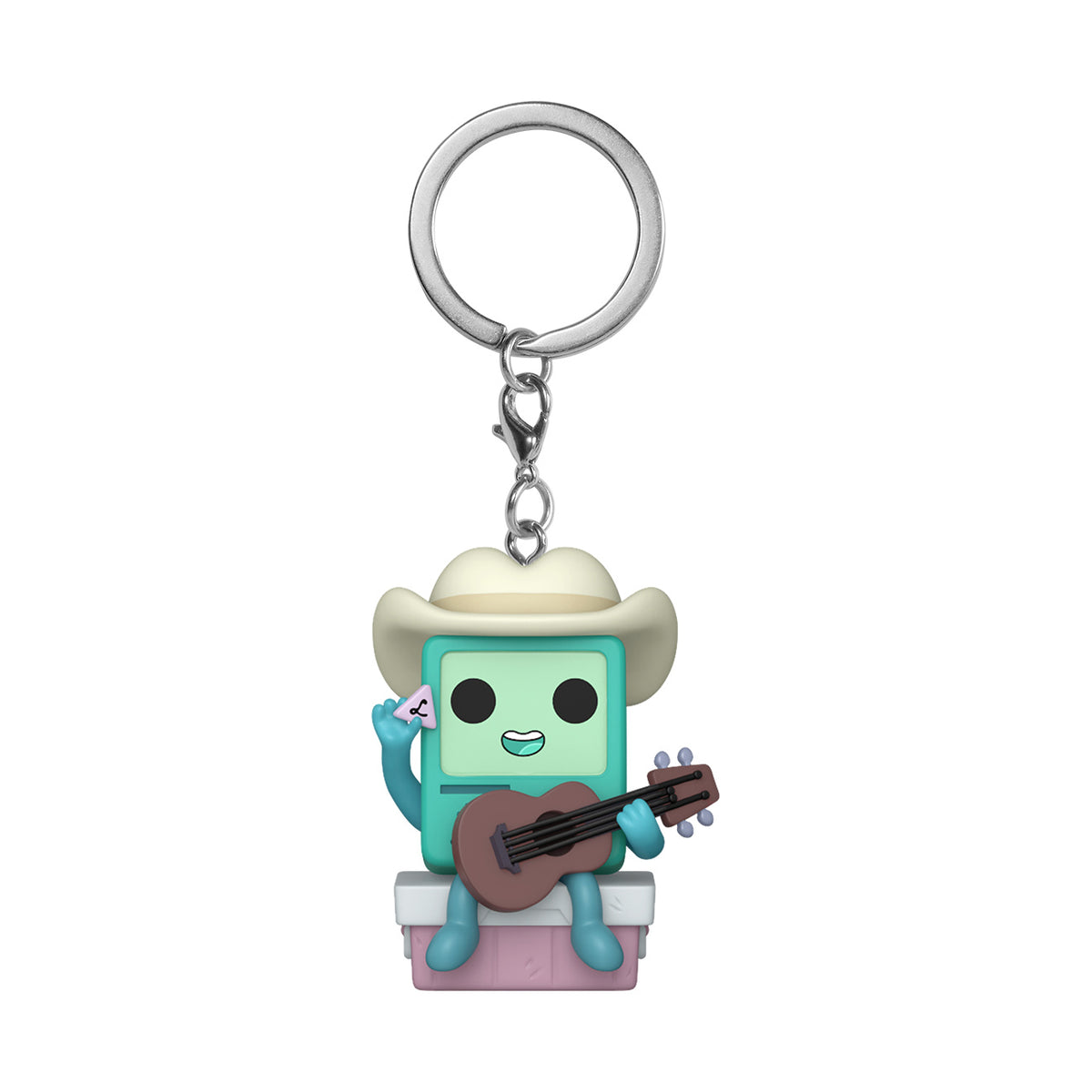Produktbild Adventure Time - Cowboy BMO mit Gitarre Funko Pop Schlüsselanhänger