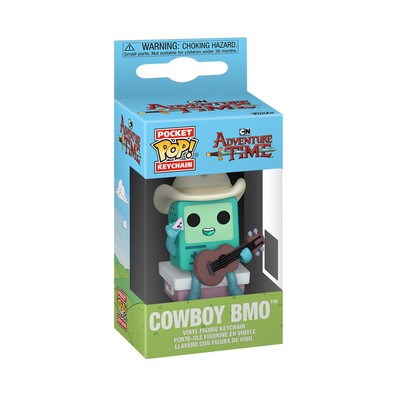 Produktbild Adventure Time - Cowboy BMO mit Gitarre Funko Pop Schlüsselanhänger