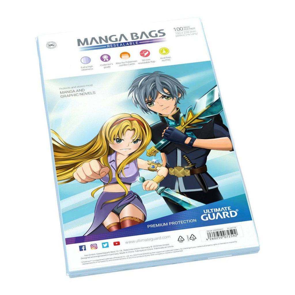Produktbild Ultimate Guard Manga Bags Resealable (100)