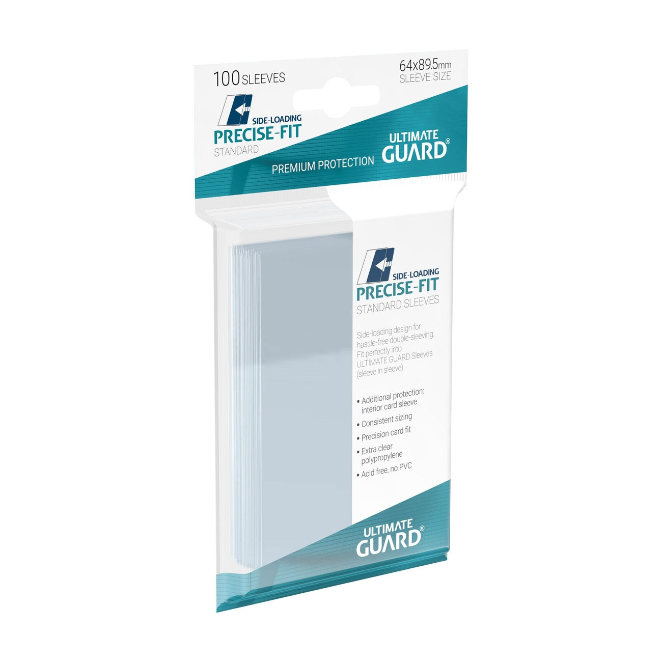 Produktbild Ultimate Guard Precise-Fit Sleeves Standard Size (100) - Side-Loading
