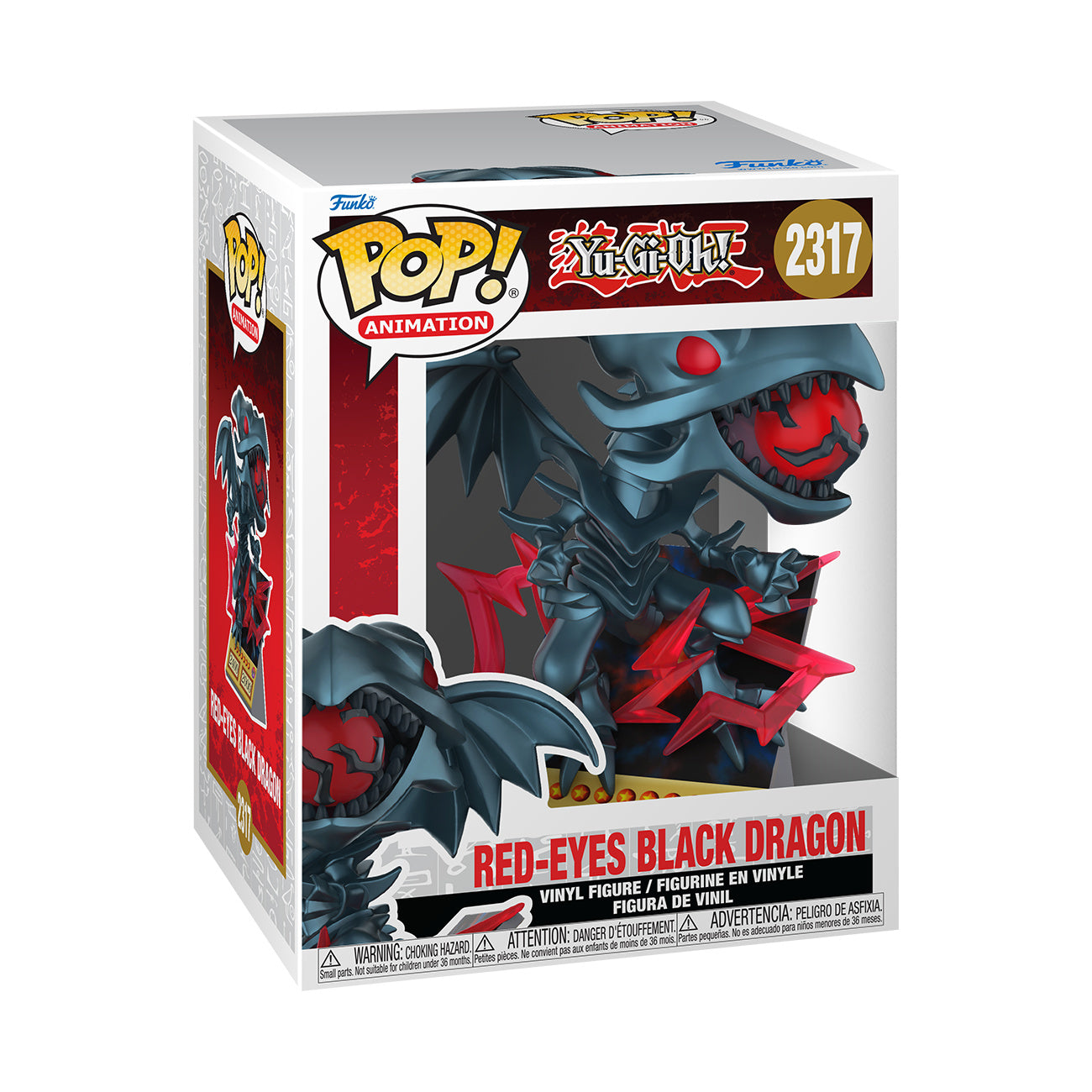 Produktbild Yu-Gi-Oh! - Red-Eyes Black Dragon (Card) Funko Pop Figur